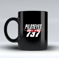 Thumbnail for Amazing Piloteyes737 Designed Black Mugs