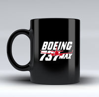 Thumbnail for Amazing Boeing 737 Max Designed Black Mugs