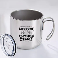 Thumbnail for Future Pilot Designed Stainless Steel Portable Mugs
