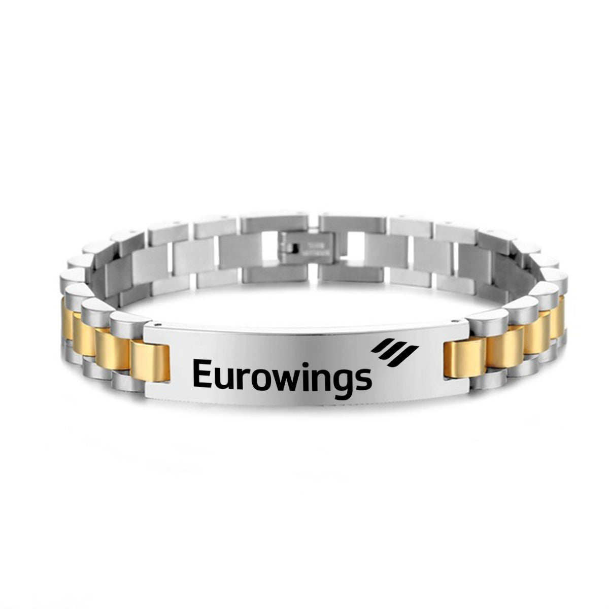 Eurowings Airlines Designed Stainless Steel Chain Bracelets