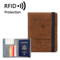 Thumbnail for China Airlines Designed Passport Cover Travel Wallet Passport Holder