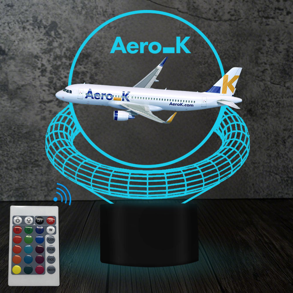 Aero K Airlines Airbus A320-214 Designed 3D Lamp