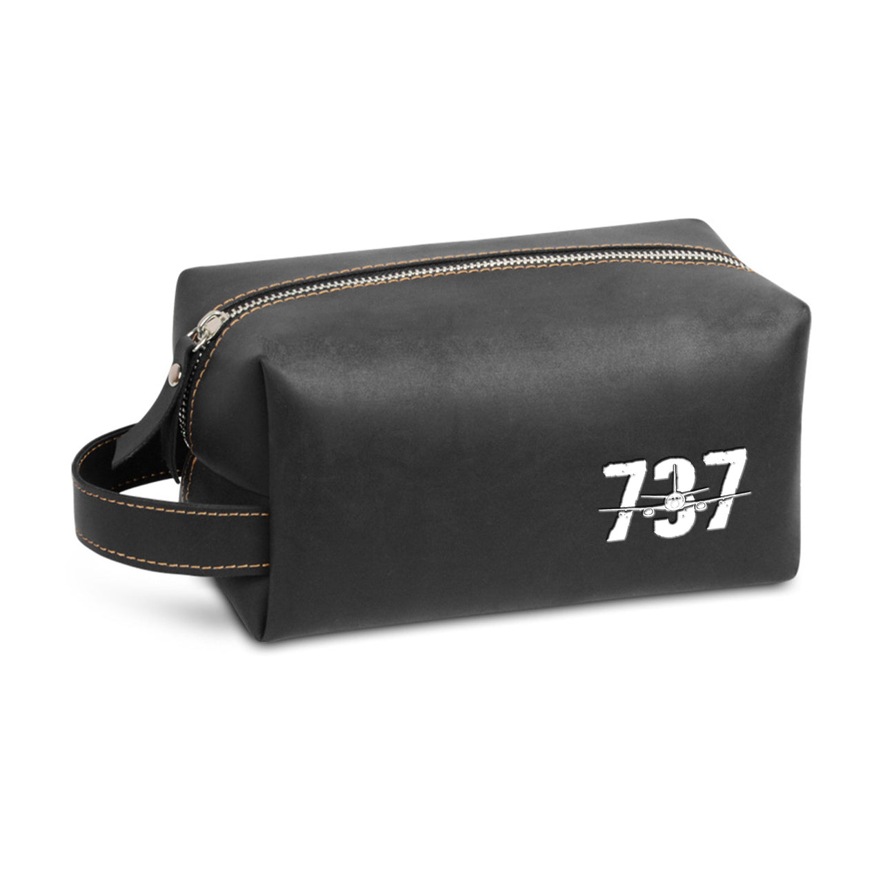 Boeing 737 Designed Designed Leather Clutch Toiletry Bag