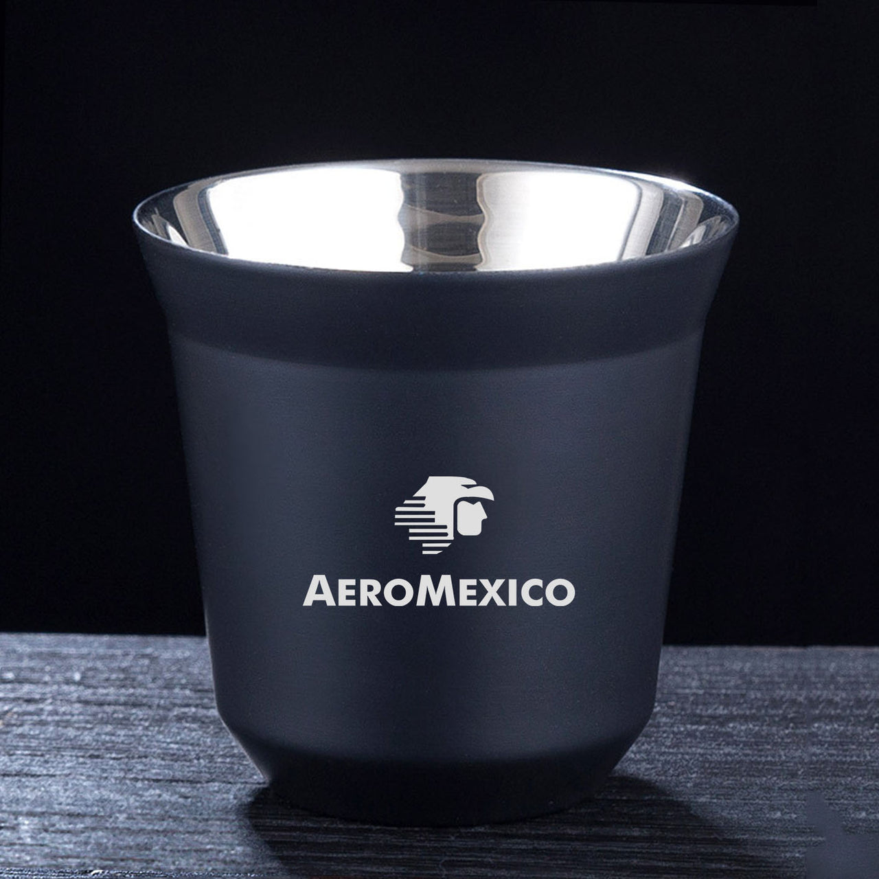 Aero Mexico Double Wall Stainless Steel Coffee Mugs