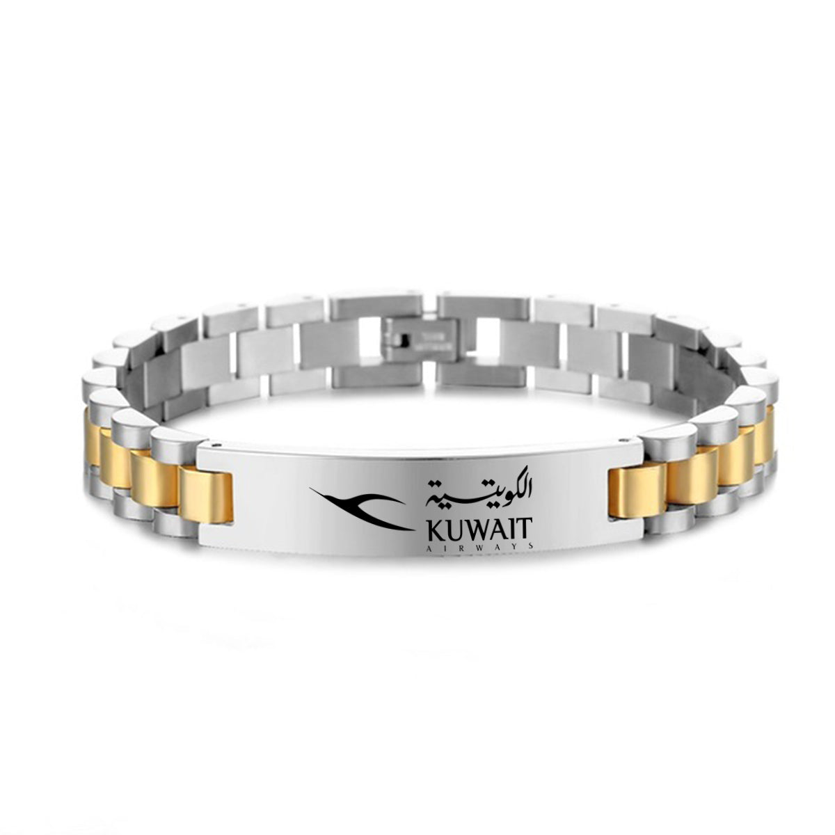 Kuwait Airways Airlines Designed Stainless Steel Chain Bracelets