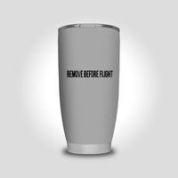Thumbnail for Remove Before Flight 2 Designed Tumbler Travel Mugs
