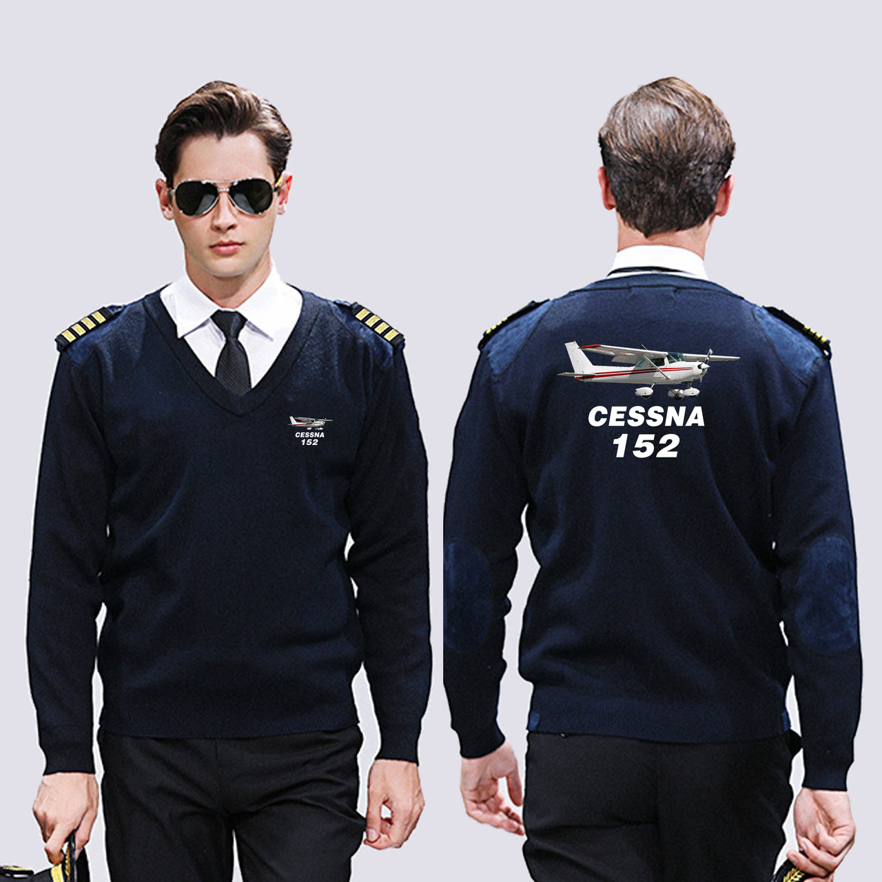 The Cessna 152 Designed Wool Pilot Sweaters