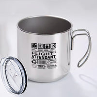 Thumbnail for Flight Attendant Label Designed Stainless Steel Portable Mugs