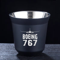 Thumbnail for Boeing 767 & Plane Designed Double Wall Stainless Steel Coffee Mugs