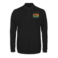 Thumbnail for Retro Fighter Jet F16 Designed Long Sleeve Polo T-Shirts