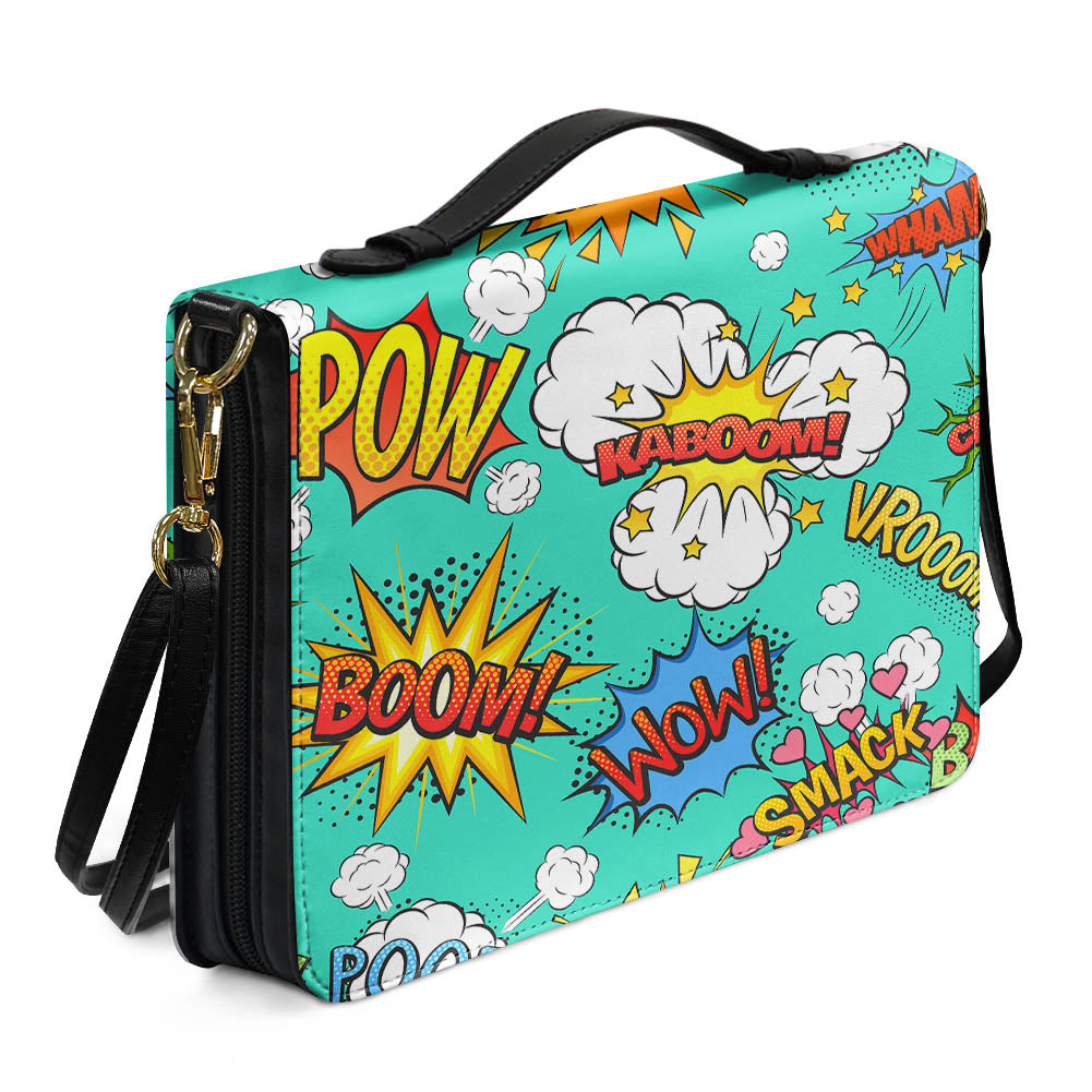Mixed Comics Designed PU Accessories Bags Strap Style