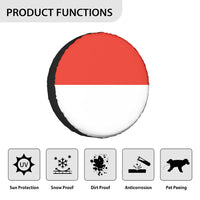 Thumbnail for Indonesia Flag Designed Tire Cover Cases
