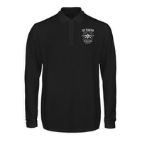 Thumbnail for Jet Fighter - The Sky is Yours Designed Long Sleeve Polo T-Shirts