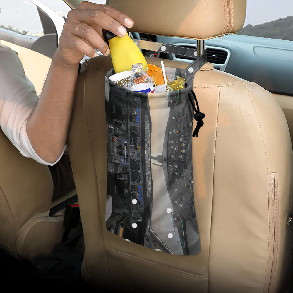 Boeing 787 Cockpit-Horizontal Designed Car Folding Garbage Bags