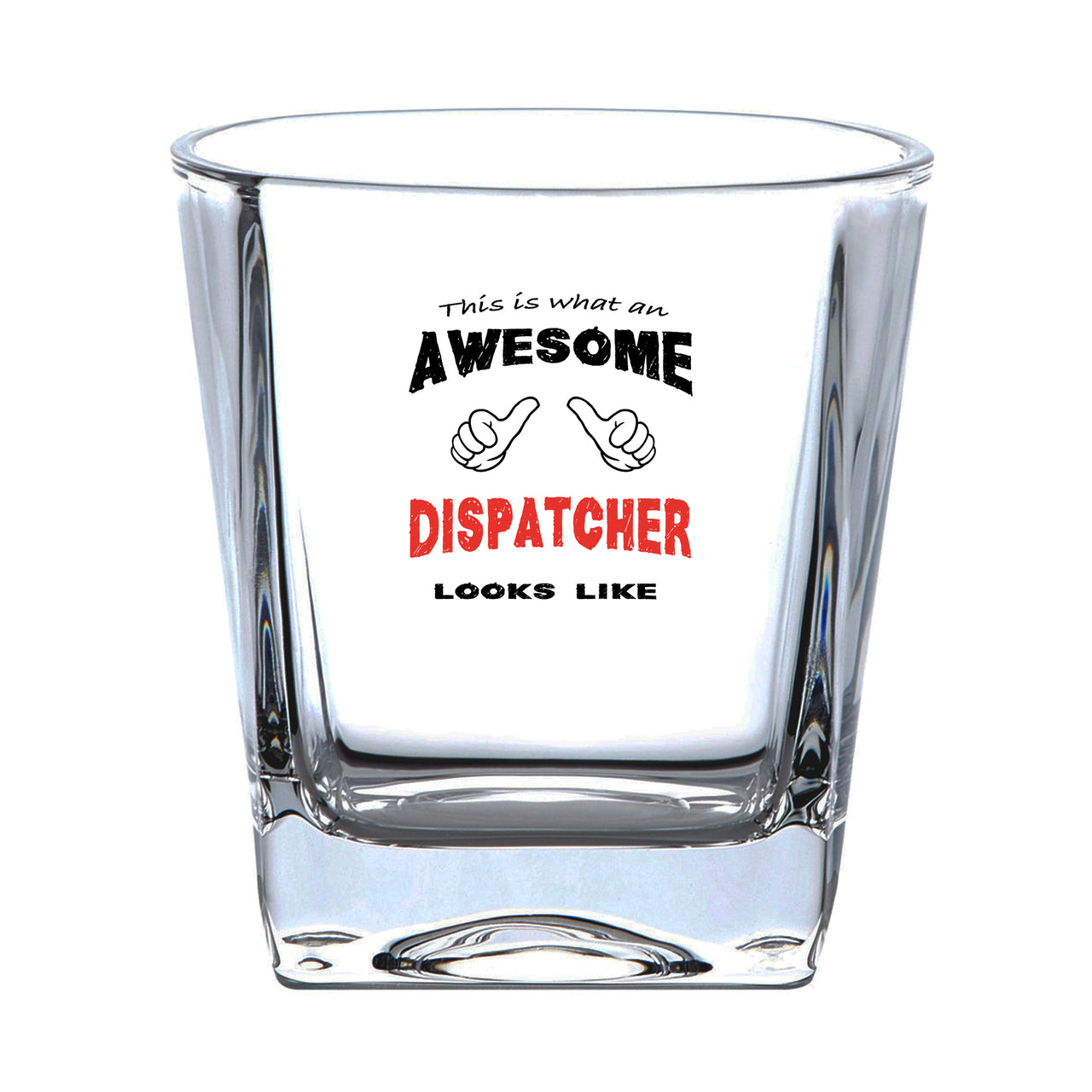 Dispatcher Designed Whiskey Glass