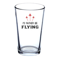 Thumbnail for I'D Rather Be Flying Designed Beer & Water Glasses