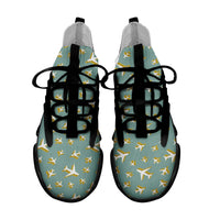 Thumbnail for Mixed Size Airplanes Designed Fashion Running Shoes