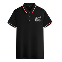Thumbnail for Airbus A380 & GP7000 Engine Designed Stylish Polo T-Shirts
