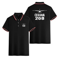 Thumbnail for Cessna 208 & Plane Designed Stylish Polo T-Shirts (Double-Side)