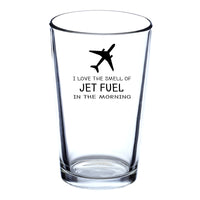 Thumbnail for I Love The Smell Of Jet Fuel In The Morning Designed Beer & Water Glasses