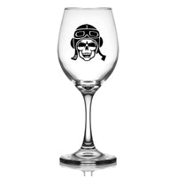 Thumbnail for Skeleton Pilot Designed Wine Glasses