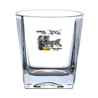 Thumbnail for Airbus A380 & GP7000 Engine Designed Whiskey Glass
