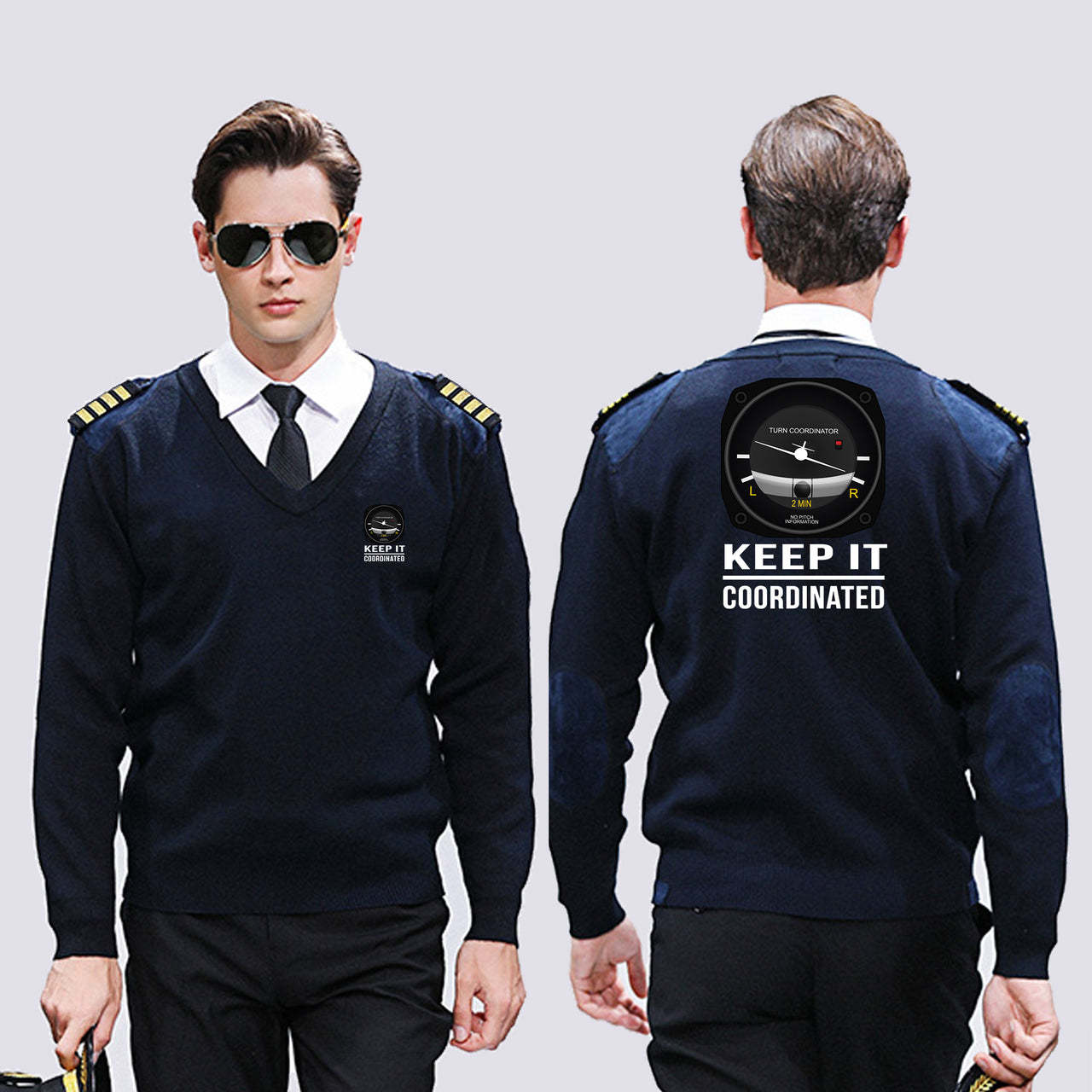 Keep It Coordinated Designed Wool Pilot Sweaters