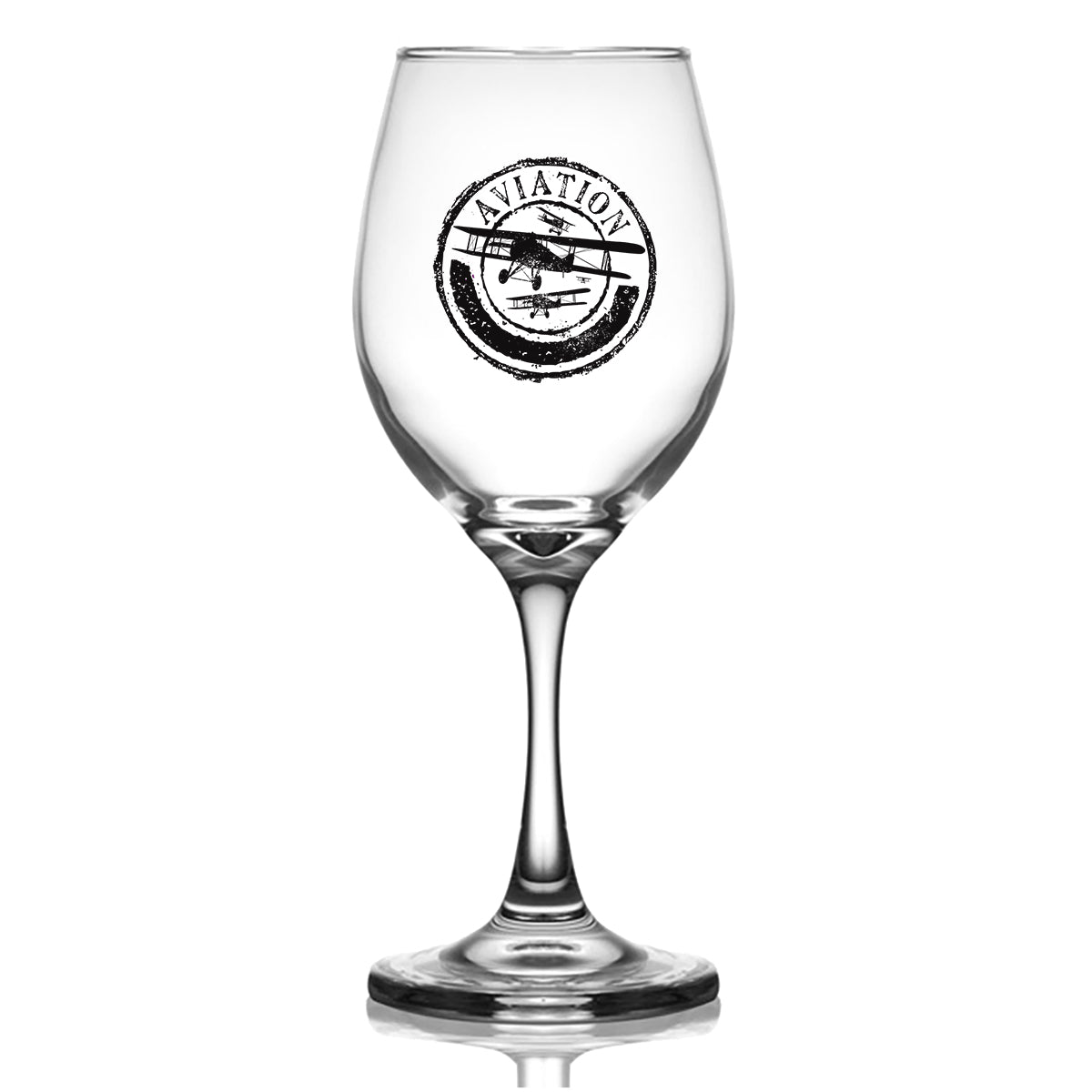 Aviation Lovers Designed Wine Glasses