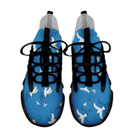 Thumbnail for Seamless Seagulls Designed Fashion Running Shoes