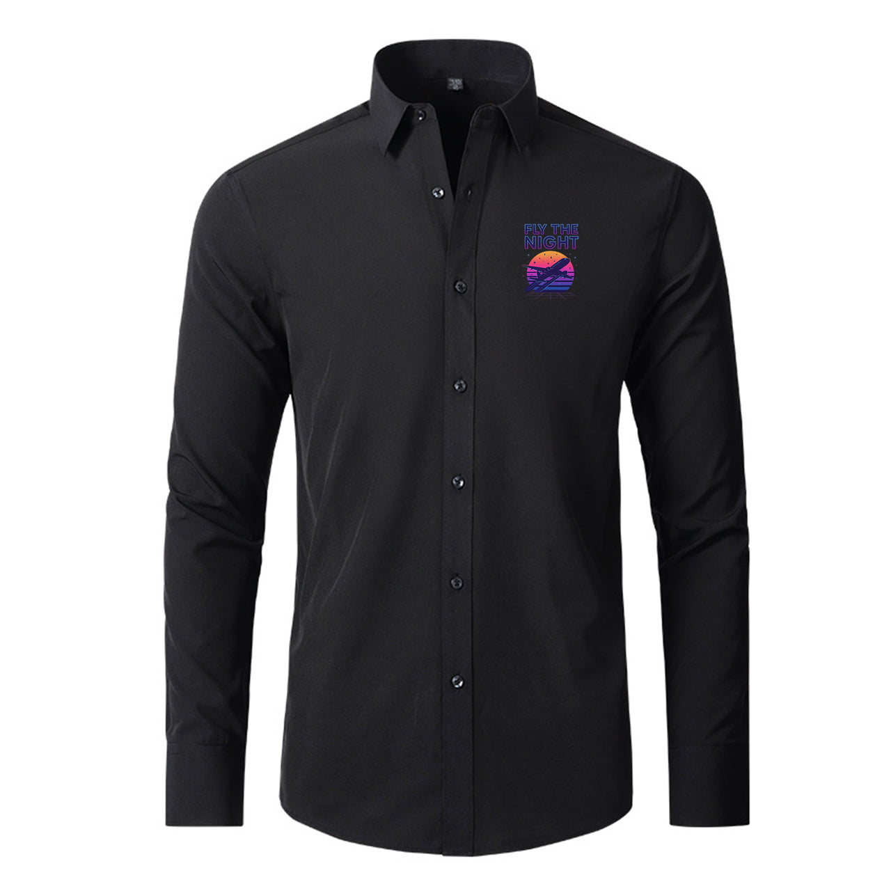 Fly The Night Designed Long Sleeve Shirts