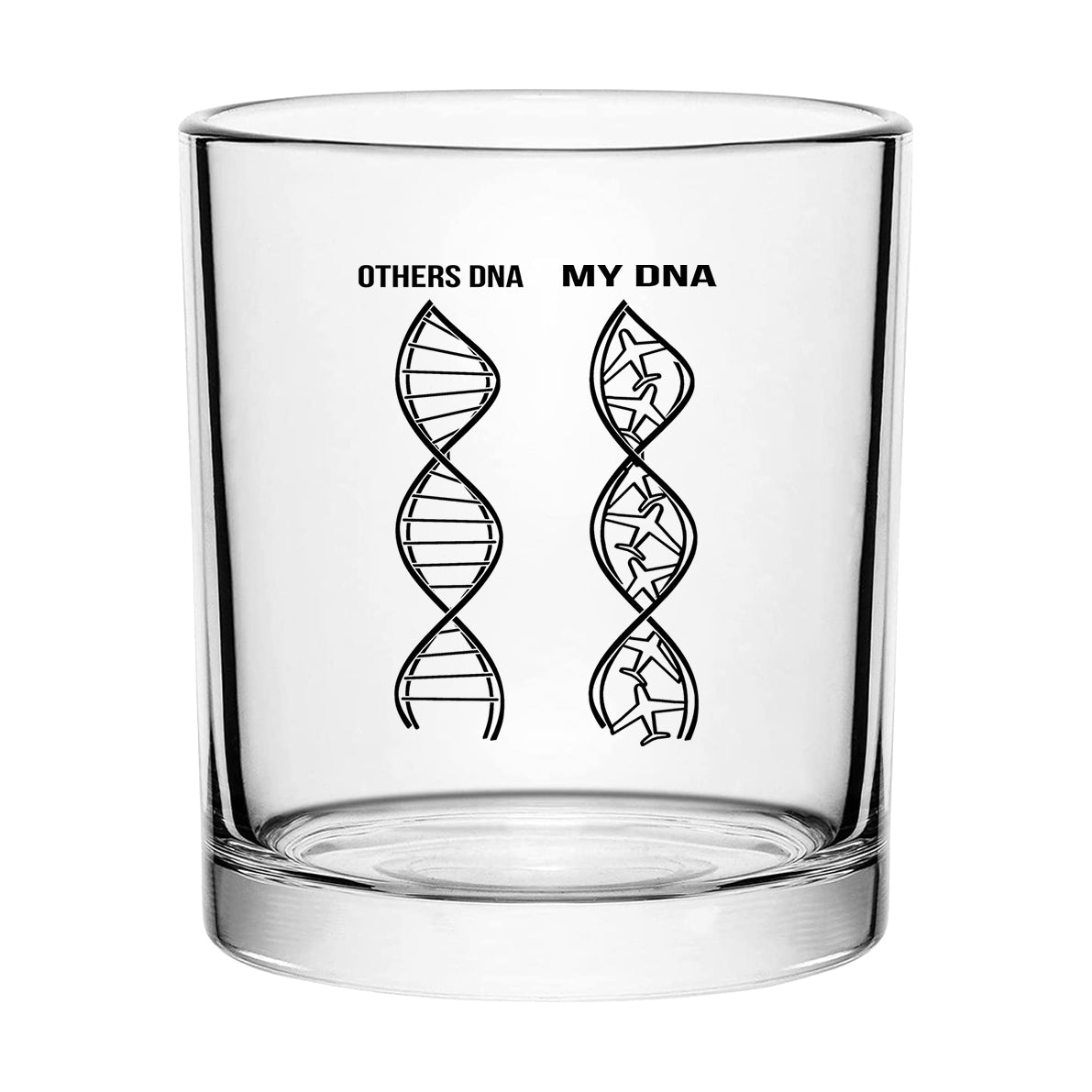 Aviation DNA Designed Special Whiskey Glasses