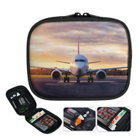 Thumbnail for Face to Face with Boeing 737-800 During Sunset (2) Designed Travel & Medical Storage Bags