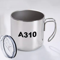 Thumbnail for A310 Flat Text Designed Stainless Steel Portable Mugs