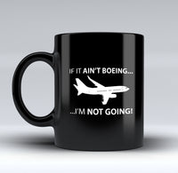 Thumbnail for If It Ain't Boeing I'm Not Going! Designed Black Mugs
