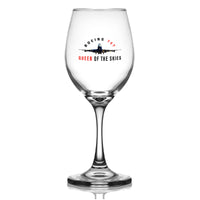 Thumbnail for Boeing 747 Queen of the Skies Designed Wine Glasses