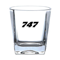 Thumbnail for 747 Flat Text Designed Whiskey Glass