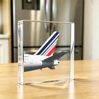 Thumbnail for Air France Tail Logo Crystal Ornament