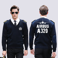 Thumbnail for Airbus A320 & Plane Designed Wool Pilot Sweaters