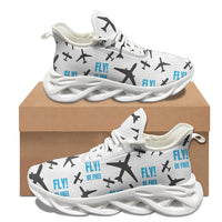 Thumbnail for Fly Be Free White Designed Sports Running Jogging Shoes