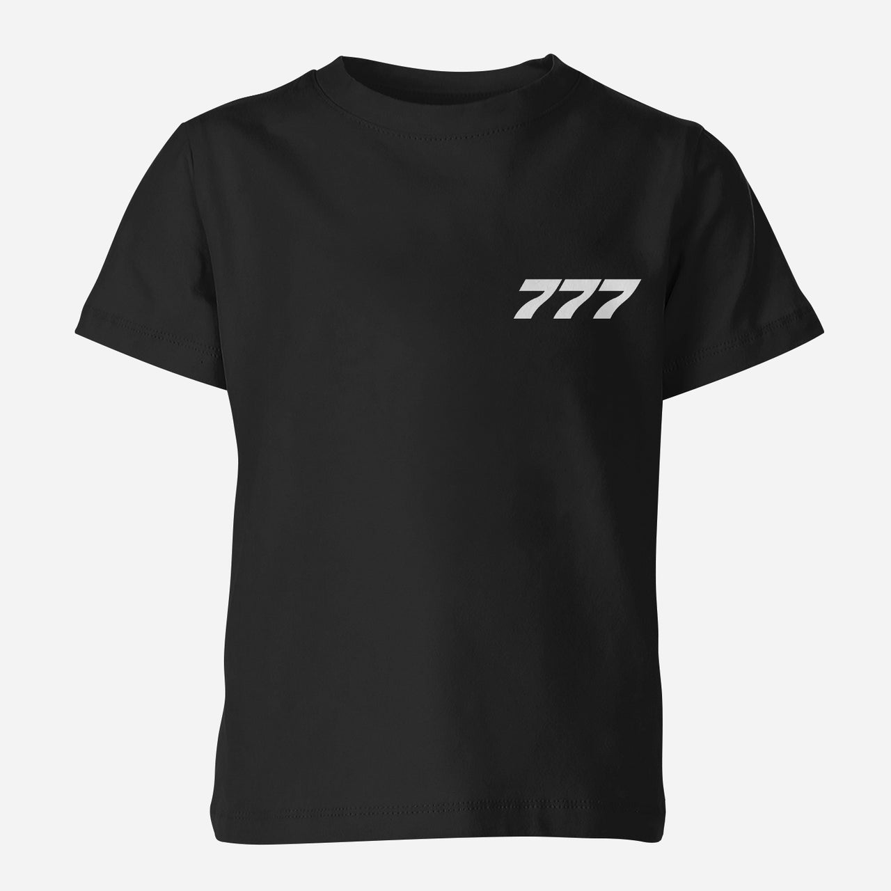777 Flat Text Designed Children T-Shirts
