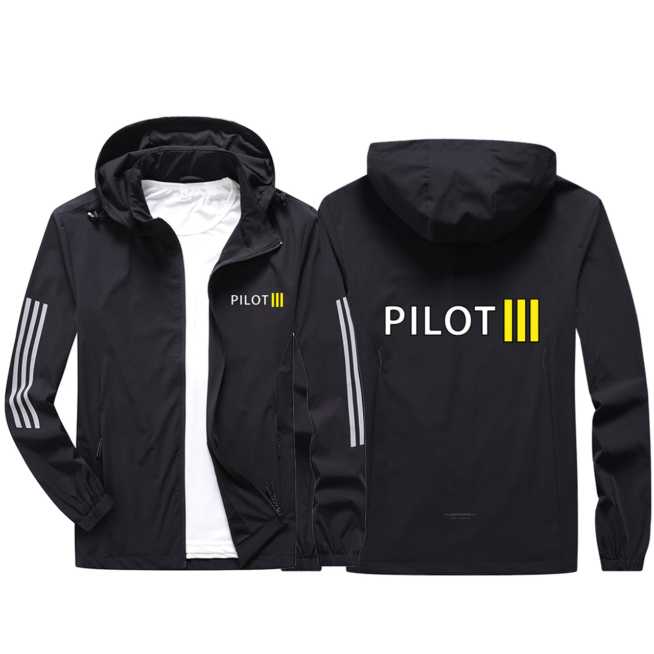 Pilot & Stripes (3 Lines) Sport & Running Jackets