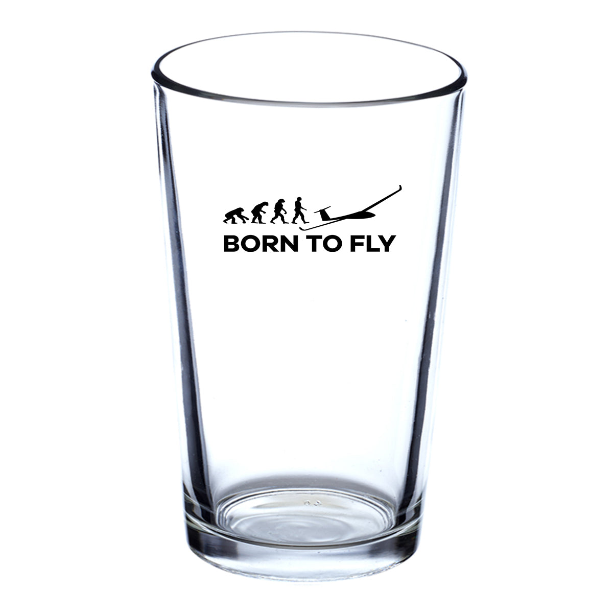 Born To Fly Glider Designed Beer & Water Glasses
