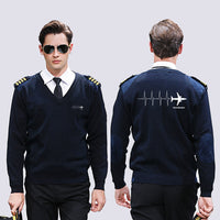 Thumbnail for Aviation Heartbeats Designed Wool Pilot Sweaters