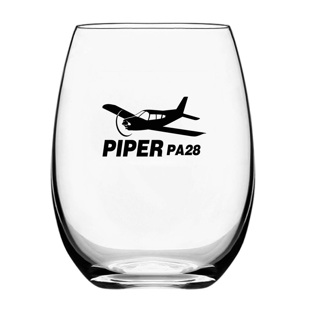The Piper PA28 Designed Water & Drink Glasses
