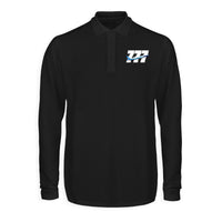 Thumbnail for Super Boeing 777 Designed Long Sleeve Polo T-Shirts
