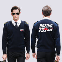Thumbnail for Amazing Boeing 737 Max Designed Wool Pilot Sweaters