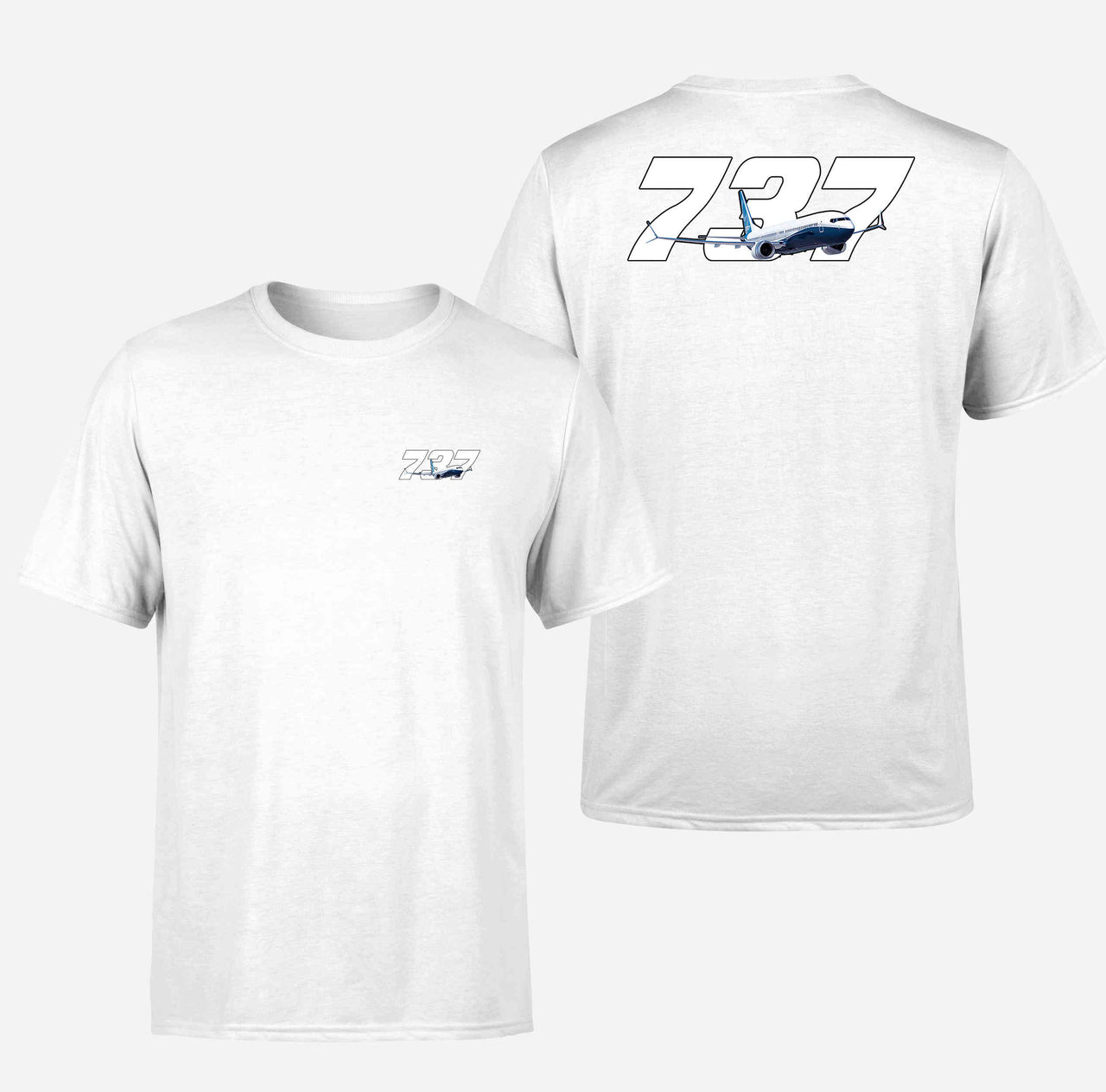 Super Boeing 737 Designed Double-Side T-Shirts