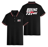 Thumbnail for Amazing 737 Max Designed Stylish Polo T-Shirts (Double-Side)