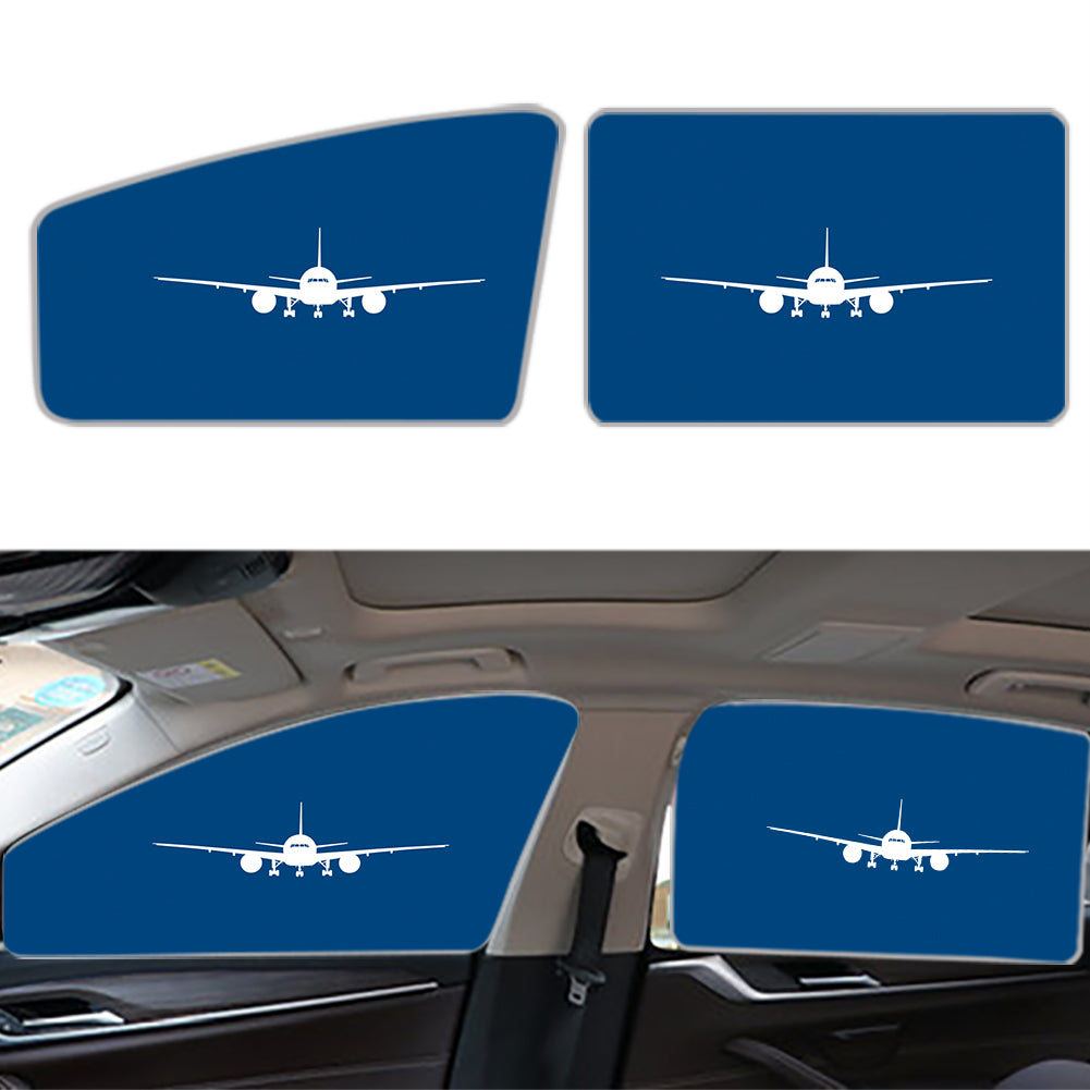 Boeing 777 Silhouette Designed Car Sun Shade (Side window)