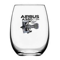 Thumbnail for Airbus A350 & Trent Wxb Engine Designed Water & Drink Glasses